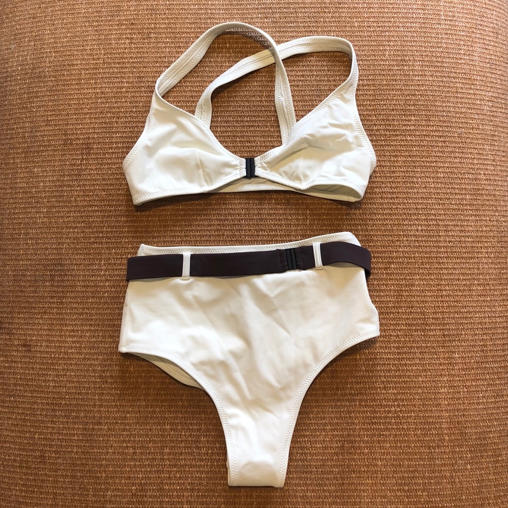Solid and Striped bikini set